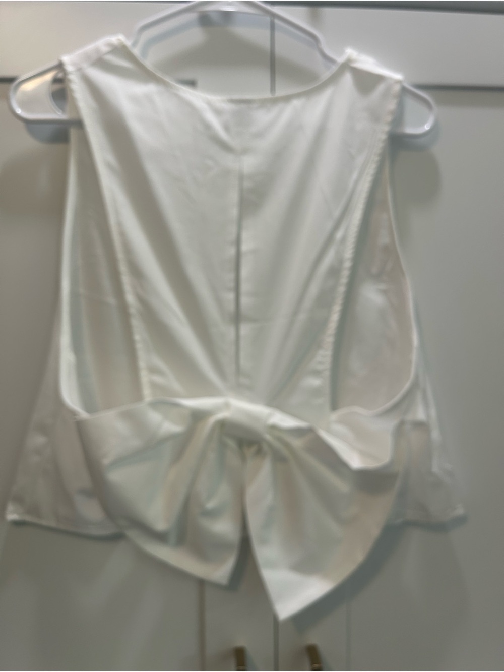 SHEIN White Sleeveless Flared Tank Top